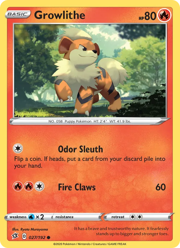 Growlithe 27 – Non-holo