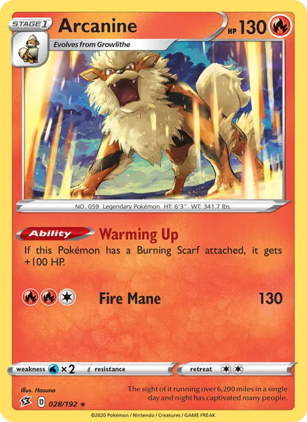Arcanine 28 – Non-holo
