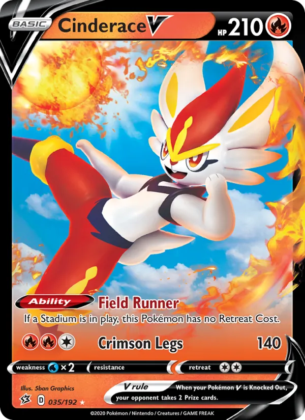Cinderace V 35 – Holo