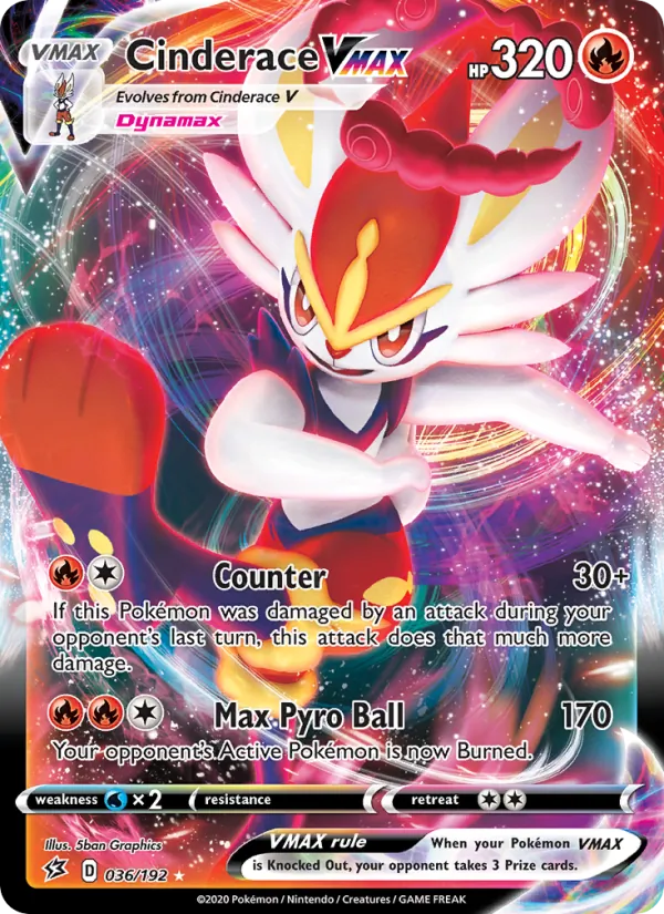 Cinderace VMAX 36 – Holo