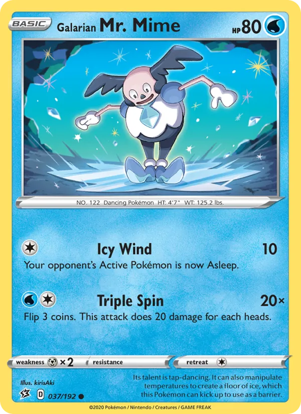Galarian Mr. Mime 37 – Non-holo