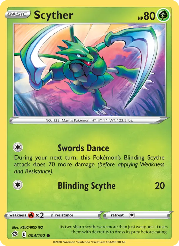 Scyther 4 – Non-holo