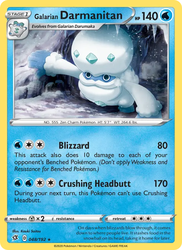 Galarian Darmanitan 48 – Non-holo