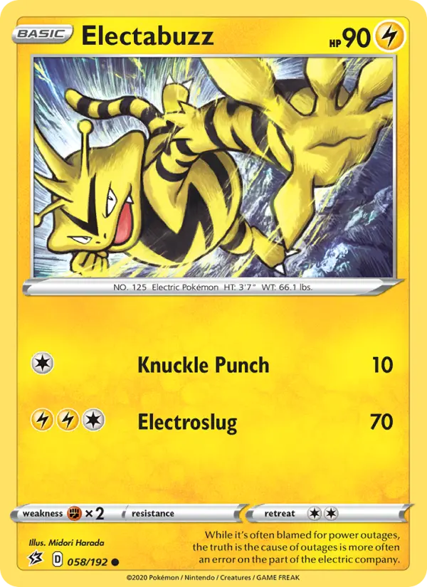 Electabuzz 58 – Non-holo