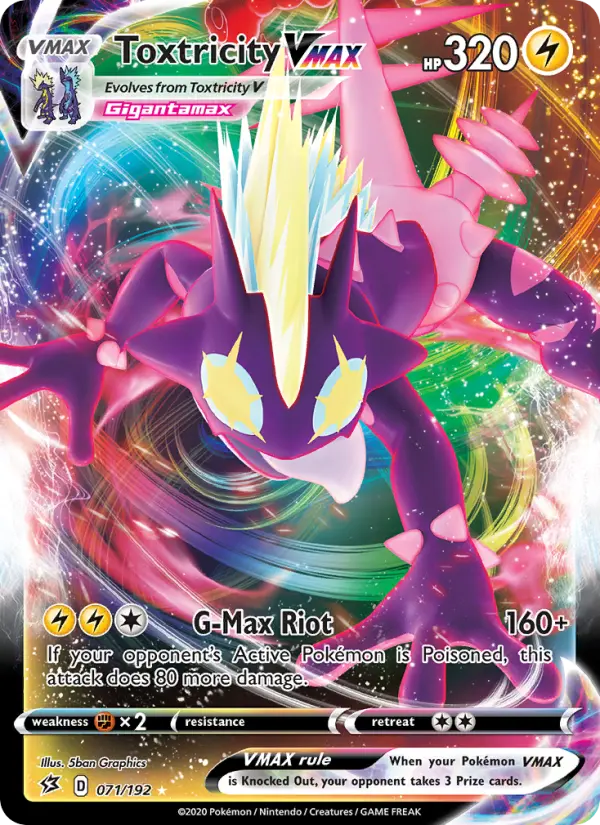 Toxtricity VMAX 71 – Holo
