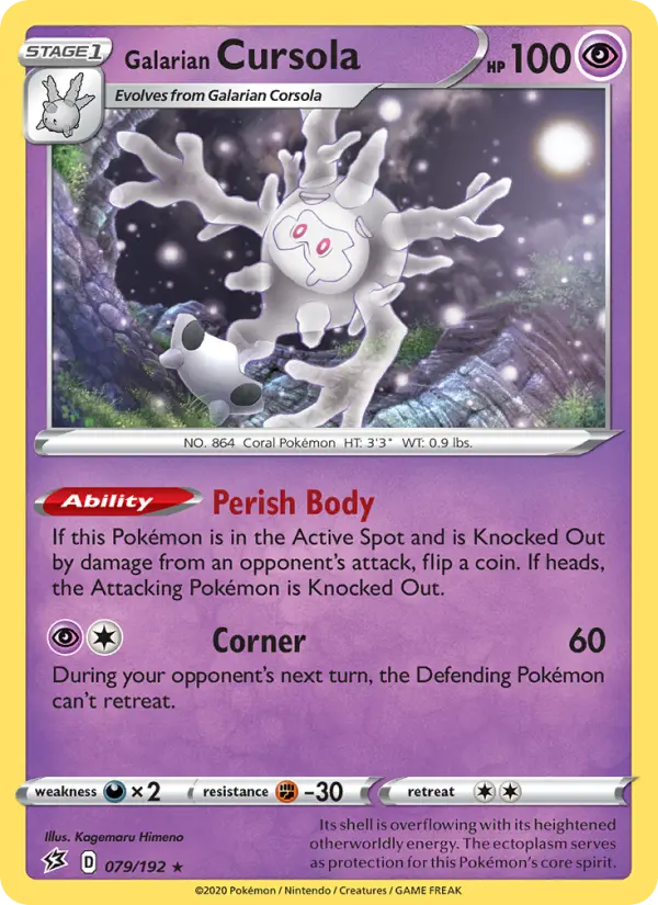 Galarian Cursola 79 – Holo