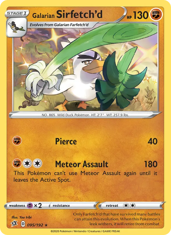 Galarian Sirfetch'd 95 – Holo