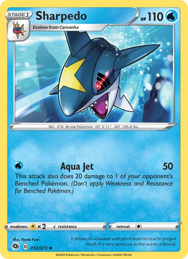 Sharpedo 12 – Non-holo