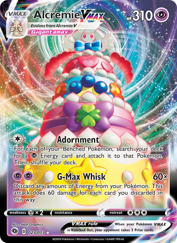 Alcremie VMAX 23 – Holo