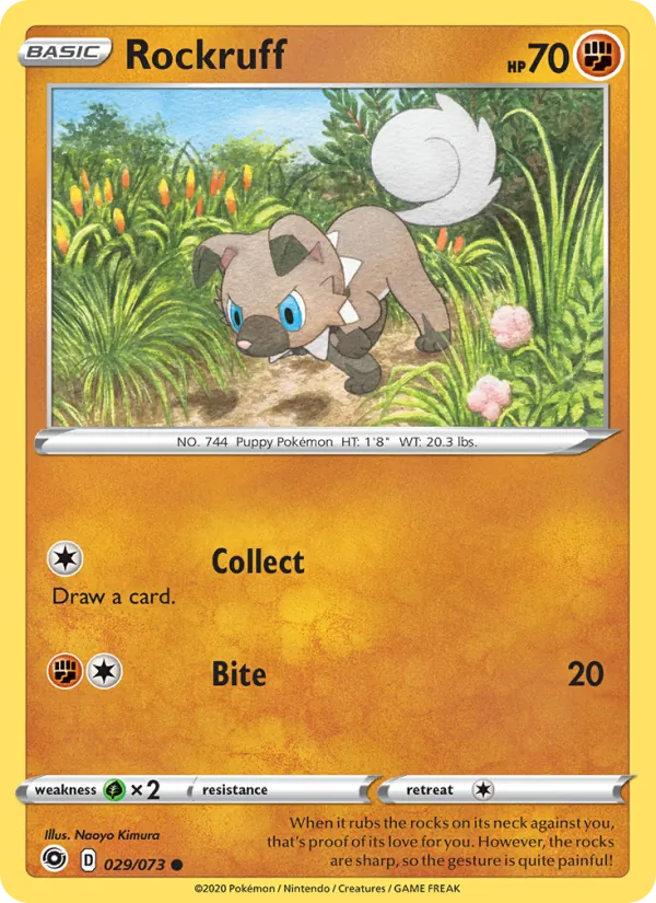 Rockruff 29 – Non-holo