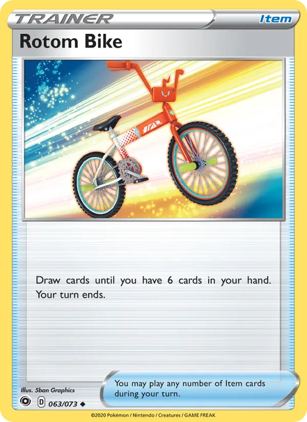 Rotom Bike 63 – Non-holo
