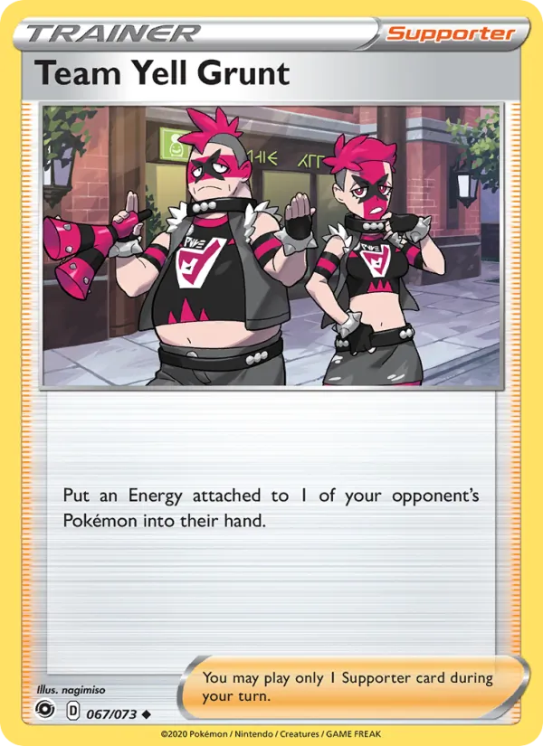 Team Yell Grunt 67 – Non-holo