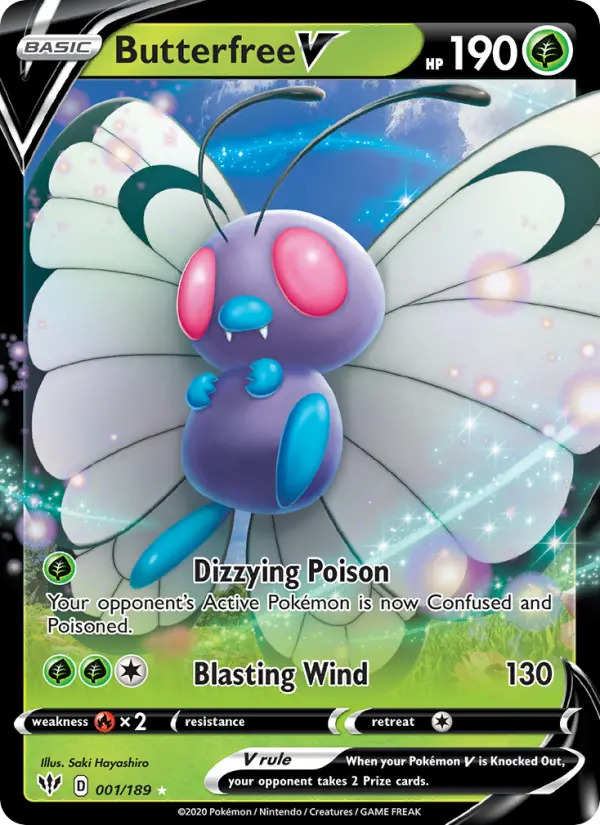 Butterfree V 1 – Holo