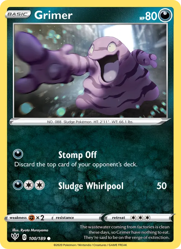 Grimer 100 – Non-holo