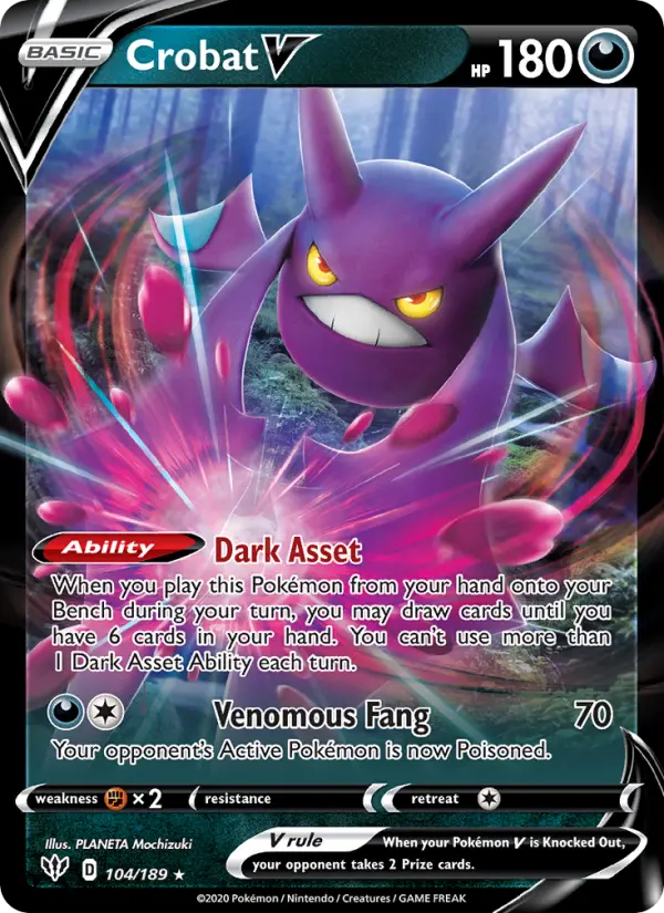 Crobat V 104 – Holo