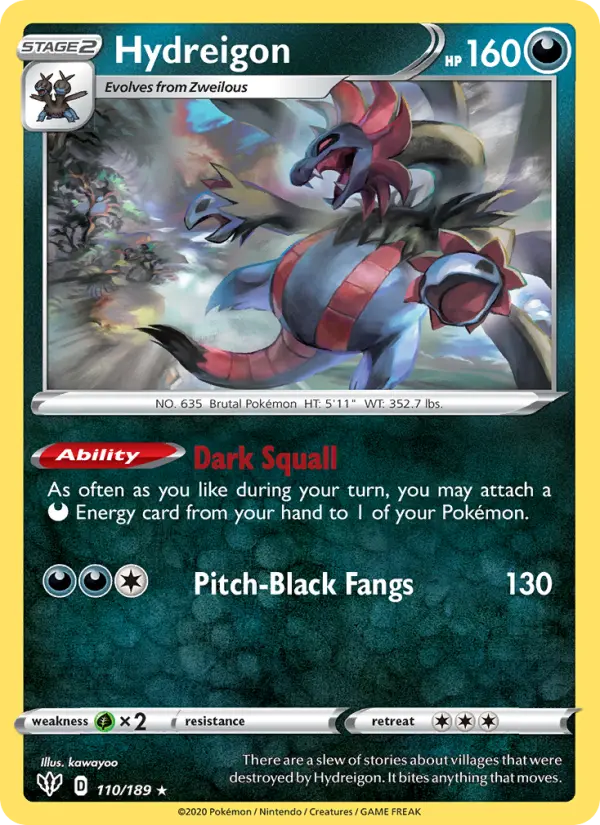 Hydreigon 110 – Non-holo