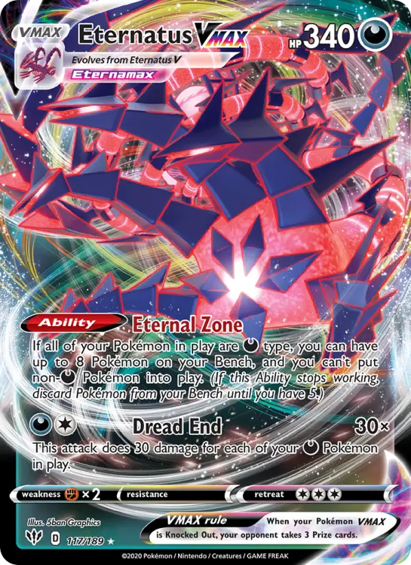 Eternatus VMAX 117 – Holo