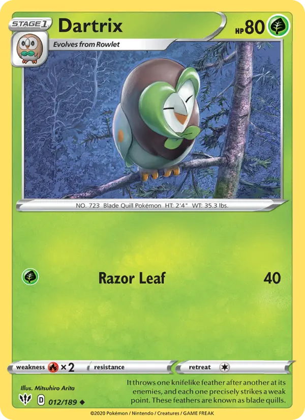 Dartrix 12 – Non-holo