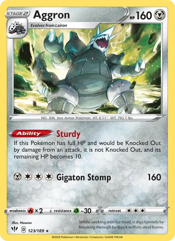 Aggron 123 – Holo