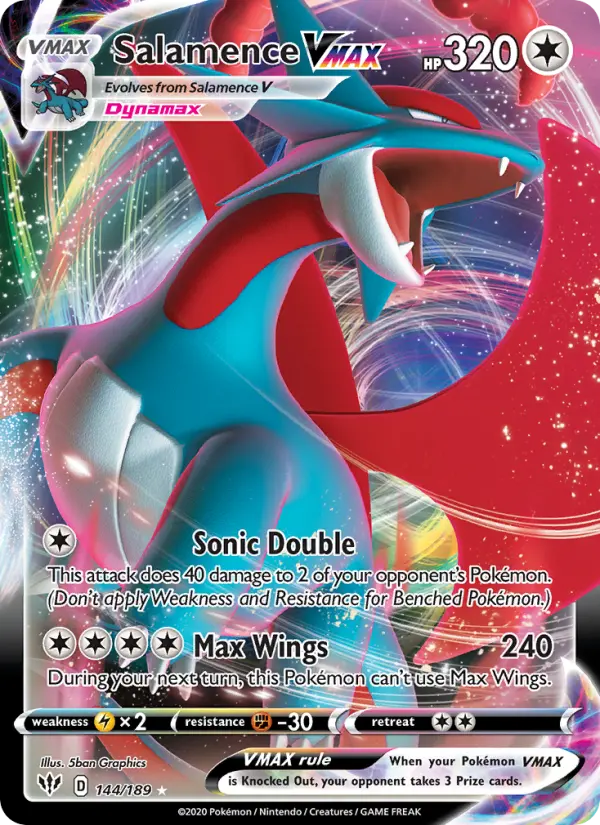 Salamence VMAX 144 – Holo