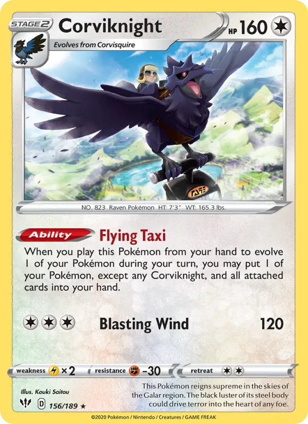 Corviknight 156 – Holo