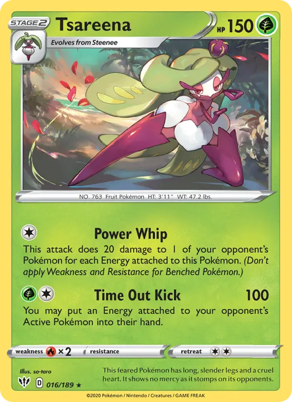 Tsareena 16 – Non-holo