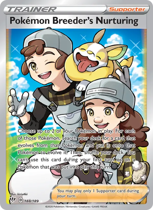 Pokémon Breeder's Nurturing 188 – Holo