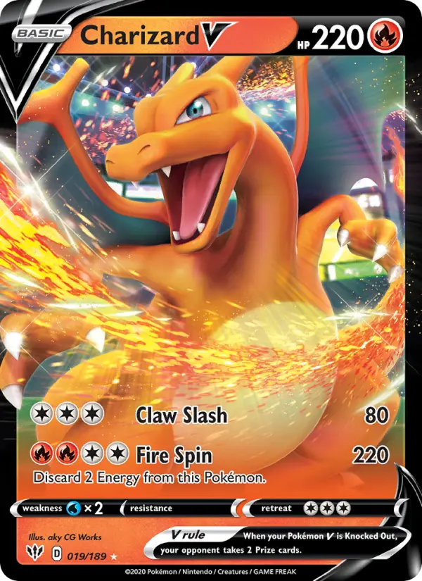 Charizard V 19 – Holo