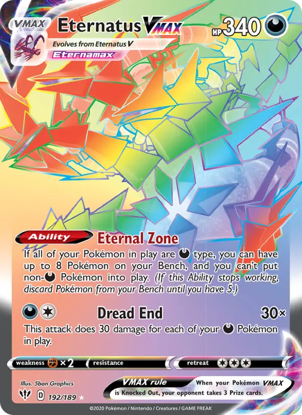 Eternatus VMAX 192 – Holo
