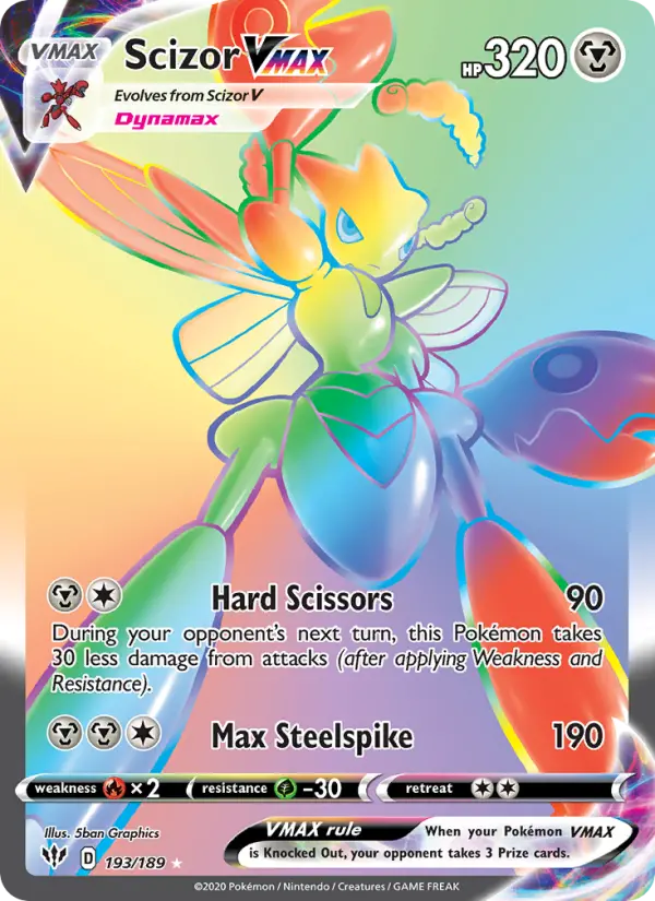 Scizor VMAX 193 – Holo