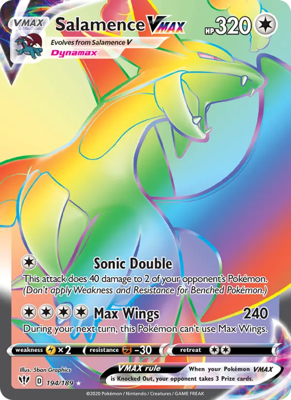 Salamence VMAX 194 – Holo
