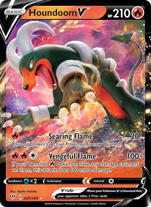 Houndoom V 21 – Holo