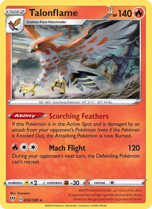 Talonflame 32 – Non-holo