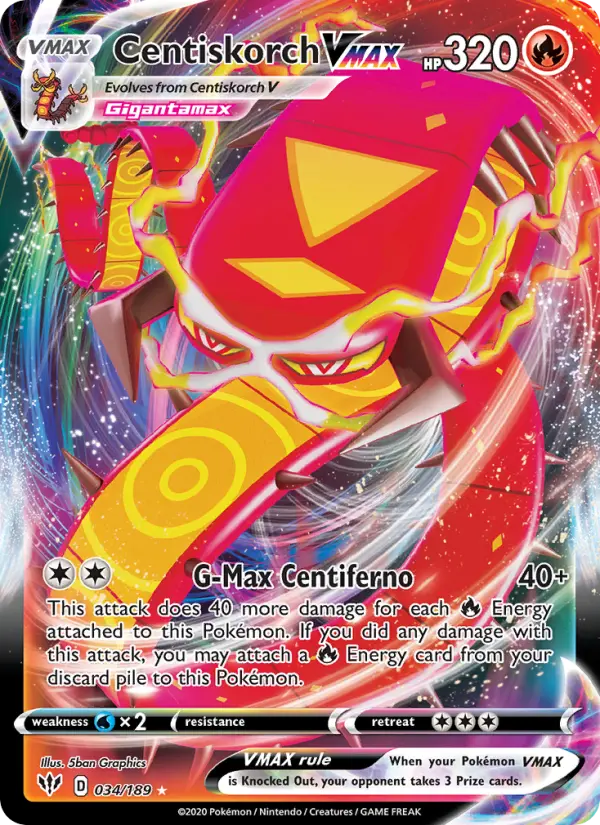 Centiskorch VMAX 34 – Holo