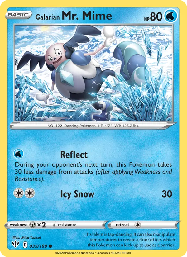 Galarian Mr. Mime 35 – Non-holo
