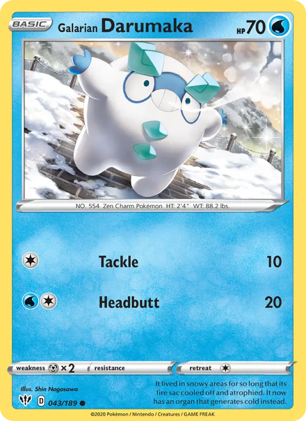 Galarian Darumaka 43 – Non-holo