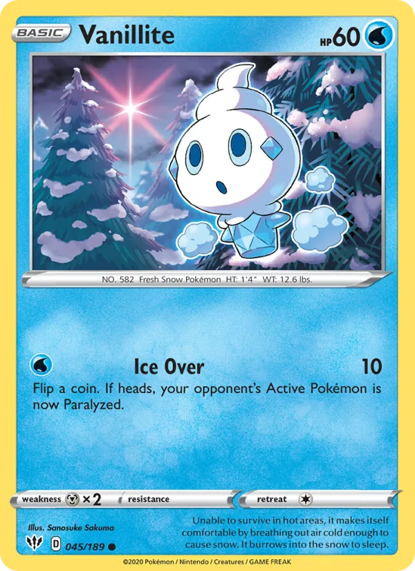 Vanillite 45 – Non-holo