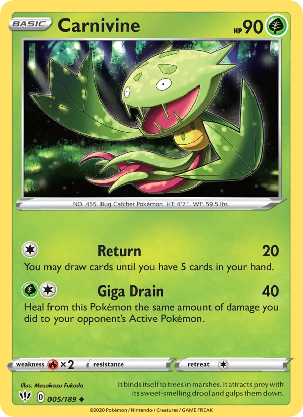 Carnivine 5 – Non-holo