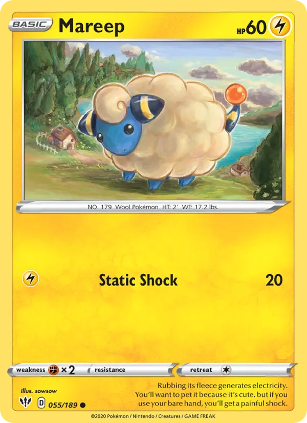 Mareep 55 – Non-holo