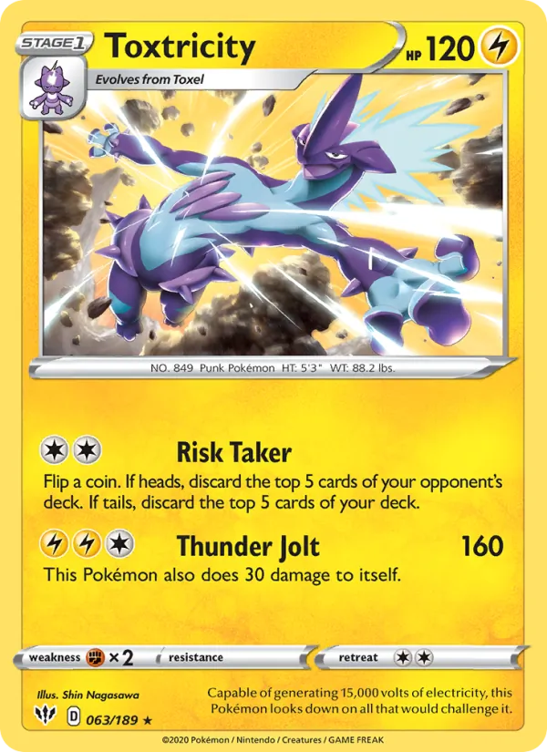Toxtricity 63 – Reverse Holo