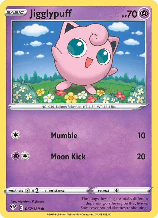 Jigglypuff 67 – Non-holo