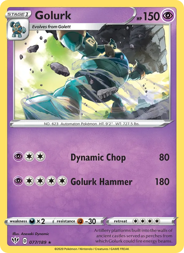 Golurk 77 – Non-holo