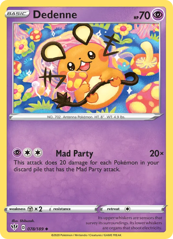 Dedenne 78 – Non-holo