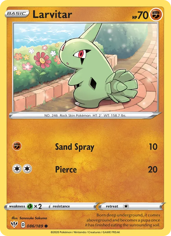 Larvitar 86 – Non-holo