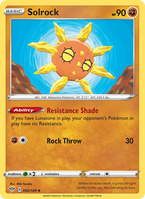 Solrock 92 – Non-holo