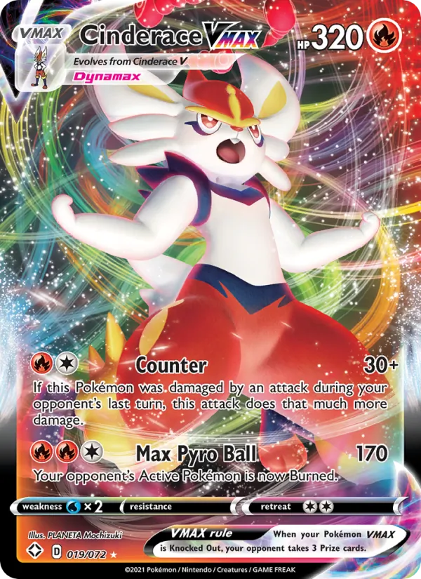 Cinderace VMAX 19 – Holo