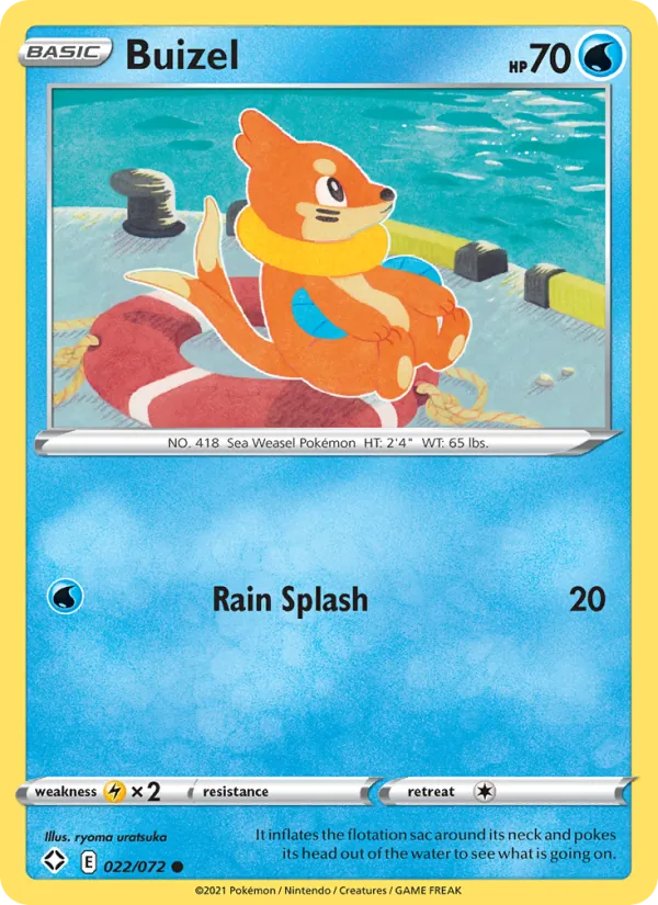 Buizel 22 – Non-holo