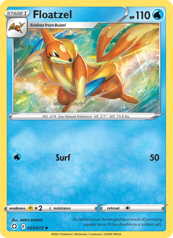 Floatzel 23 – Non-holo