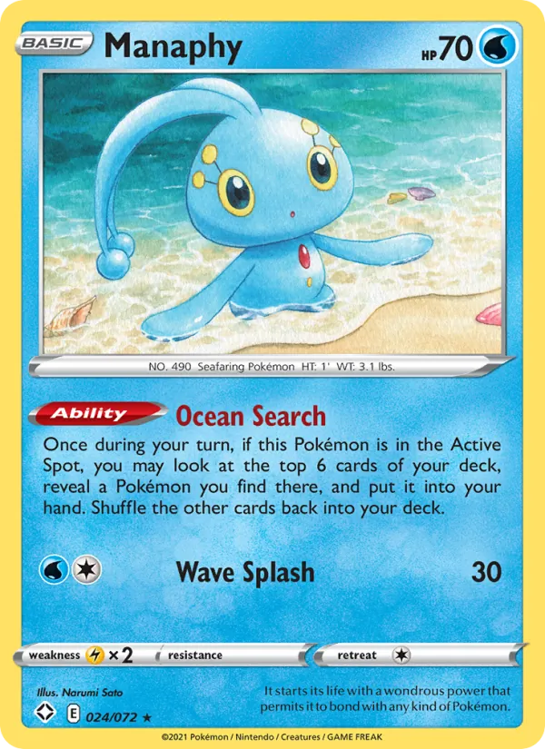 Manaphy 24 – Non-holo