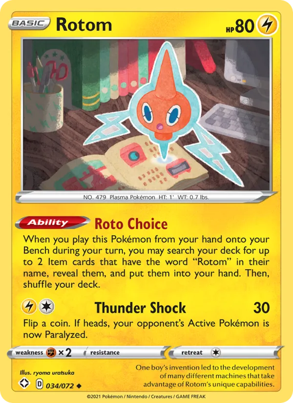 Rotom 34 – Non-holo